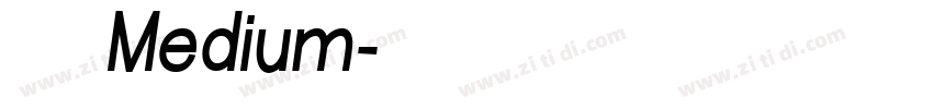 微软雅黑 Medium字体转换